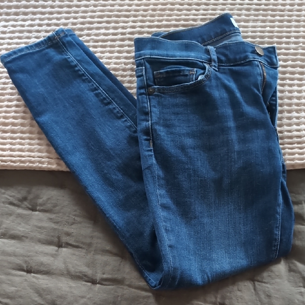 LOFT Women's Classic Blue Skinny Jeans